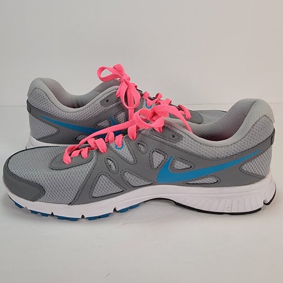 Nike Men's Size 11 Running Shoes Gray Blue Revolution 2 Sneakers-EUC - Picture 7 of 11